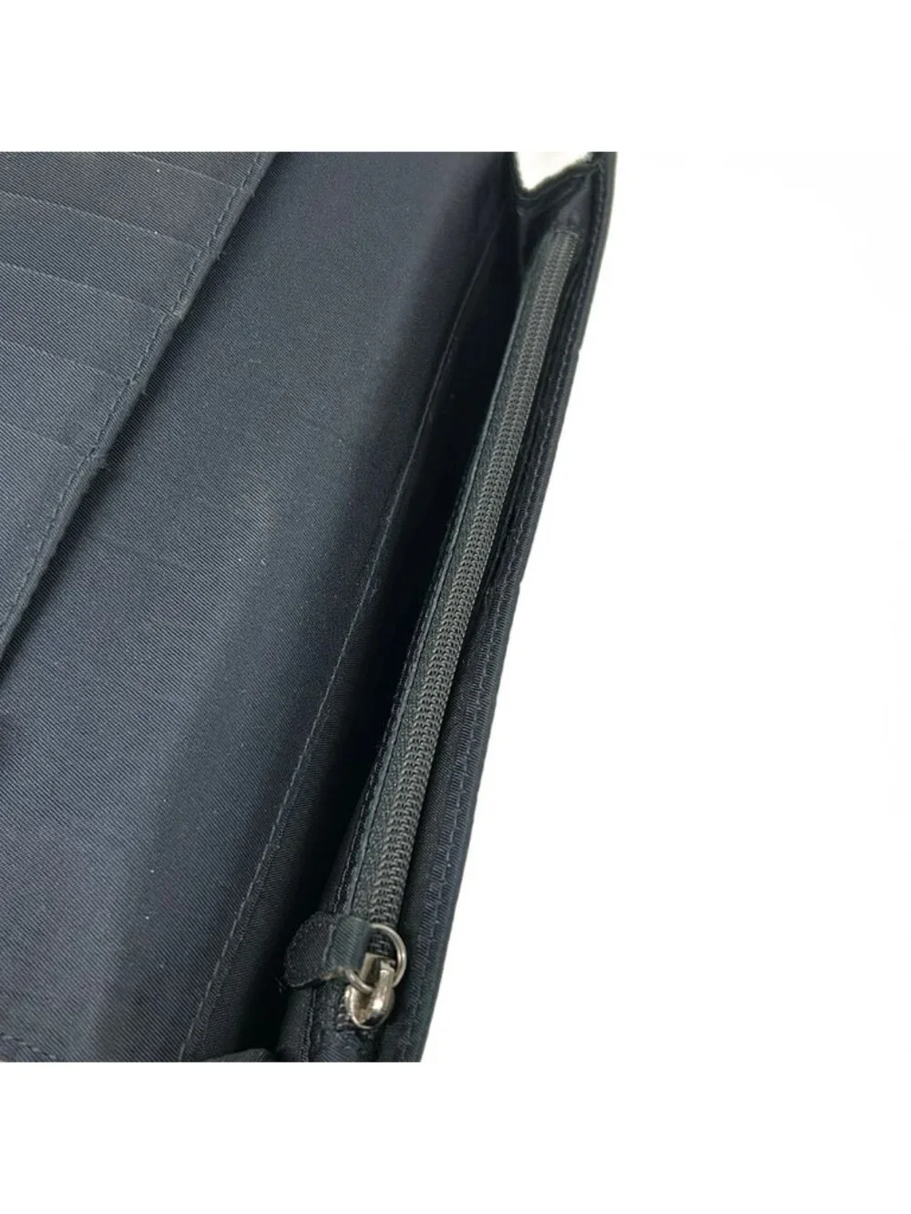 Dior Wallet Logo Glam Dark Navy Ivory